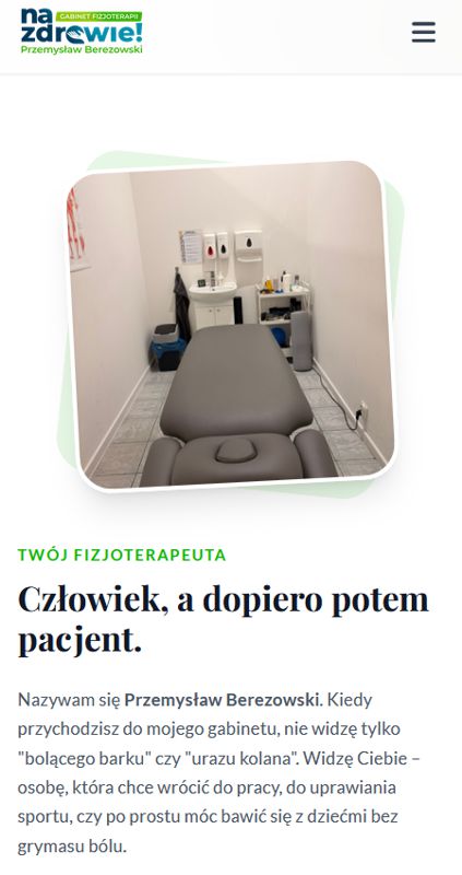 Strona Fizjo Opole na urządzenia mobilne